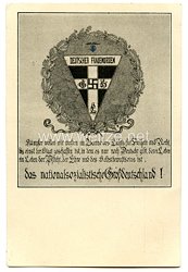 III. Reich - Propaganda-Postkarte - " Das nationalsozialistische Großdeutschland! " 