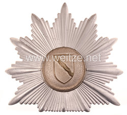 Bundesrepublik Deutschland ( BRD ) Reinhande Polizeitschako - Emblem für Mannschaften 