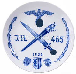 Meißen-Regimentsteller "Infanterie Regiment 465"