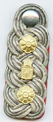 Deutsches Reich 1871-1918 Einzel Schulterstück für einen höheren Beamten des Reichs-Militärgerichts