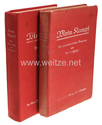 Mein Kampf - 1. Band - III Auflage von 1928 & 2. Band 1. Auflage 1927