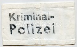 Bundesrepublik Deutschland ( BRD ) Kriminal-Polizei-Armbinde 