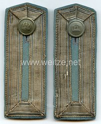 Preußen 1. Weltkrieg Paar Schulterklappen für einen Beamtenstellvertreter im Feldwebelrang Gerichtsdienst