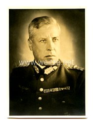 Wehrmacht Heer Portraitfoto, Generalleutnant großer Bandspange