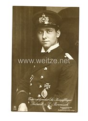 Fliegerei 1. Weltkrieg - Fotopostkarte  - Unser erfolgreicher Seekampfflieger Leutnant z. S. Boenisch