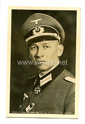 Heer - Portraitpostkarte von Ritterkreuzträger Major Dr. Werner Pankow
