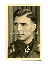 Heer - Portraitpostkarte von Ritterkreuzträger Leutnant Hugo Primozic