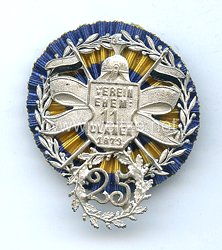Preußen großes Mitgliedsabzeichen für 25 Jahre Verein ehemaliger Angehöriger des Ulanen-Regiment Graf Haeseler (2. Brandenburgisches) Nr. 11