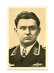 Luftwaffe - Portraitpostkarte von Ritterkreuzträger Oberfeldwebel Leopold Steinbatz