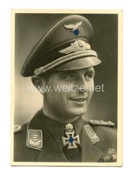 Luftwaffe - Portraitpostkarte von Ritterkreuzträger Hauptmann Ihlefeld