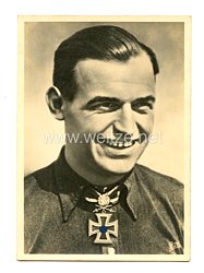 Luftwaffe - Portraitpostkarte von Ritterkreuzträger Hauptmann Bär