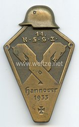 Stahlhelmbund - große Erinnerungsplakette - 14. R.F.S.T. Hannover 1933 ( Reichsfrontsoldatentag )