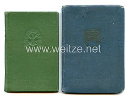 Deutsche Demokratische Republik ( DDR ) FDJ und GST Ausweis eines Mannes