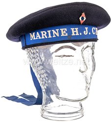 Marine-HJ dunkelblaue Tellermütze für Marine-HJ Jungen "Marine H.J. Celle"