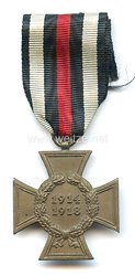 Ehrenkreuz für Kriegsteilnehmer 1914-18 - " W.K. "