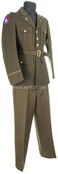 USA World War 2 and Occupation Era: US Army  Winter Service Uniform for a Colonel from the Quatermaster Corps with the United States Army Europe