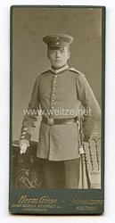 Preußen Kabinettfoto Soldat im Grenadier-Regiment Kronprinz (1. Ostpreußisches) Nr. 1