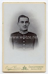 Preußen Kabinettfoto Soldat im Königin Elisabeth Garde-Grenadier-Regiment Nr. 3