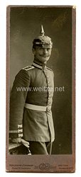 Preußen Kabinettfoto Einjährig Freiwilliger Unteroffizier im Grenadier-Regiment König Friedrich Wilhelm IV. (1. Pommersches) Nr. 2