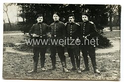 Preußen Fotopostkarte Gruppe Soldaten in einem Infanterie-Regiment