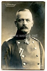 Deutsches Reich 1. Weltkrieg Fotopostkarte "v. Falkenhayn Generalstabschef"