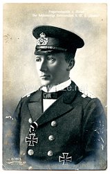 Kaiserliche Marine 1. Weltkrieg Fotopostkarte "Fregattenkapitän v. Müller Der Heldenmütige Kommandant S.M.S. "Emden""