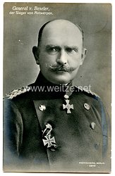 Deutsches Reich 1. Weltkrieg Fotopostkarte "General v. Beseler der Sieger von Antwerpen"