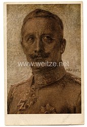 Deutsches Reich 1. Weltkrieg Patriotische Postkarte Kaiser Wilhelm II.