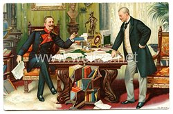 Preußen Postkarte Kaiser Wilhelm II. und Minister