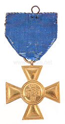 Preußen Dienstauszeichnung für Offiziere Kreuz 1. Klasse für XXV Jahre, 2. Modell 1846-55