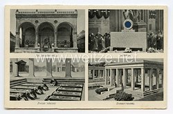 III. Reich - Propaganda-Postkarte - " München, Mahnmal in der Feldherrnhalle für die Gefallenen des 9. Nov. 1923 "
