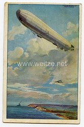 III. Reich - Propaganda-Postkarte - " Zeppelin, Deutscher Luftflotten-Verein "