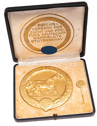 Reichsverband für Zucht und Prüfung Deutschen Warmbluts Stutenschau 1939: große goldene Verdienstplakette für hervorragende Leistungen