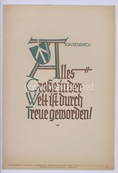 III. Reich - Wochenspruch der NSDAP - Folge 50, Dezember 1940