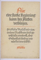 III. Reich - Wochenspruch der NSDAP - Folge 10, März 1941