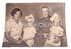 Wehrmacht Heer Familienfoto eines Soldaten