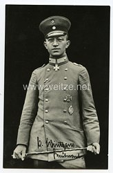 III. Reich - Propaganda-Postkarte - " Nationalsozialistisches Fliegerkorps (NSFK) Leutnant Kurt Wintgens "
