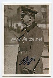 Wehrmacht - Faksimileunterschrift von Ritterkreuzträger Generalfeldmarschall Wilhelm List
