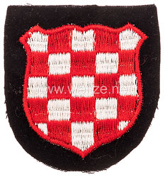 Ärmelschild der Kroatischen Freiwilligen der Waffen-SS Division Handschar