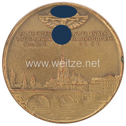 NSFK bronzene Erinnerungs-Medaille für de Teilnehmer "Mittelrheinischer Rundflug Frankfurt a.M. 1938"