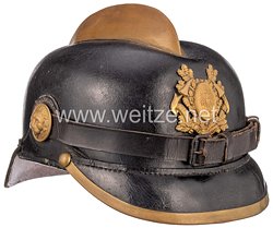 Deutsches Reich 1871-1918 Feuerwehrhelm Reichslande Elsaß-Lothringen 
