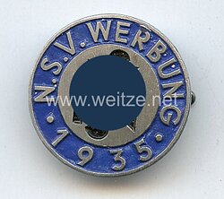 Nationalsozialistische Volkswohlfahrt ( NSV ) - Abzeichen " N.S.V. Werbung 1935 "