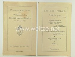 <div>Einladungskarte zur Einweihung der Vollspurbahn Niebüll=Dagebüllhafen</div><div><br></div>