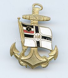 Kaiserliche Marine großes emailliertes Mitgliedsabzeichen für einen Marine Verein