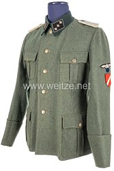 Waffen-SS Feldbluse M 40 für einen Untersturmführer der 19. Waffen Grenadier Division der SS (Lettische Nr. 2) 
