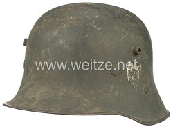 Wehrmacht Heer Stahlhelm M17 mit 1 Emblem