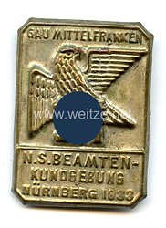 III. Reich - N.S. Beamten-Kundgebung Nürnberg 1933 Gau Mittelfranken