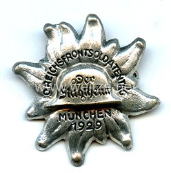 Stahlhelmbund - Treffabzeichen - 10. Reichsfrontsoldatentag 1929 München