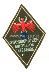 Wehrmacht Volksturm Ärmelabzeichen "Standschützen Bataillon Innsbruck"