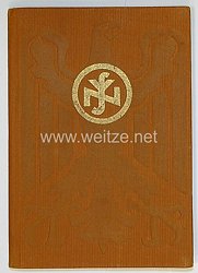 NS-Volkswohlfahrt ( NSV ) - Mitgliedsbuch für einen Mann des Jahrgangs 1911 aus Erlangen